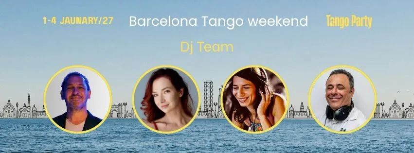 Barcelona Tango Weekend — Tango Party, 1-4 de enero de 2027
