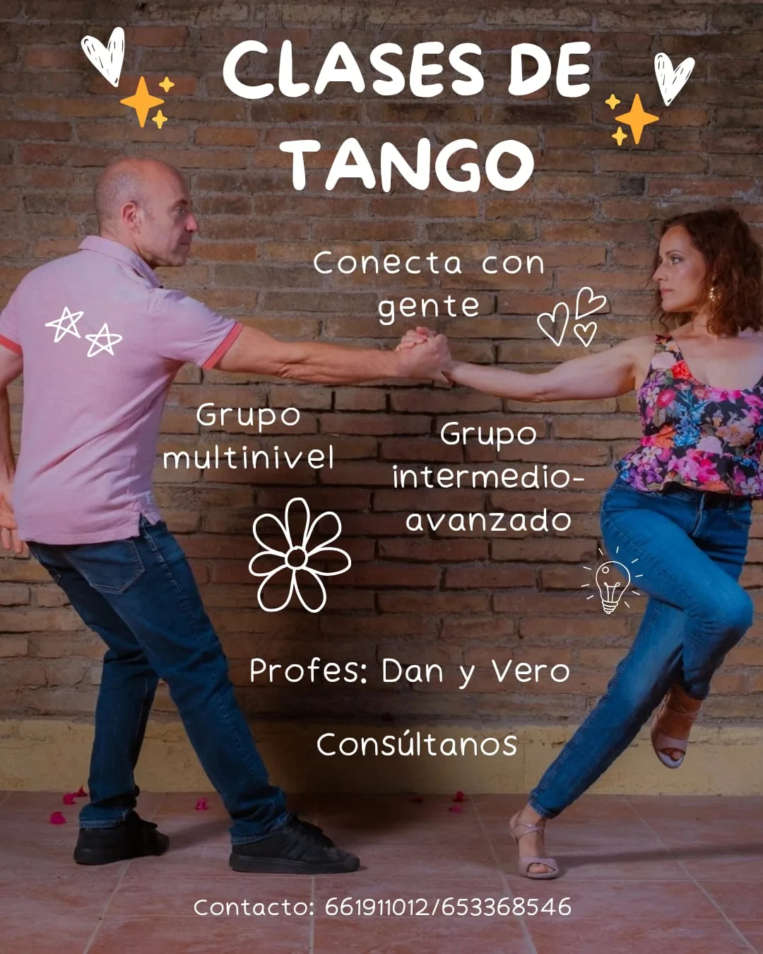 Clases de Tango con Dan y Vero (multinivel / intermedio-avanzado)