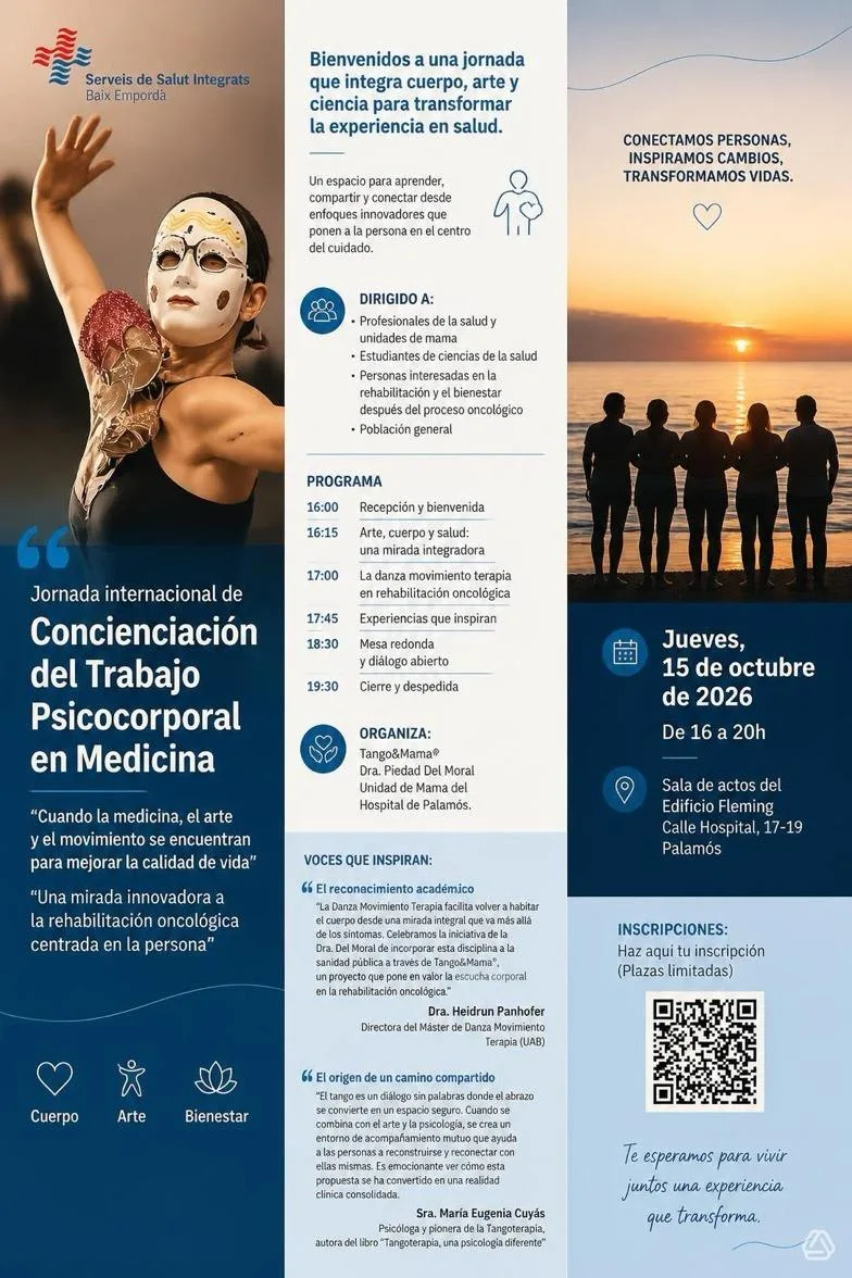 Jornada de Trabajo Psicocorporal en Medicina — Tango&Mama (Palamós, 15 oct)