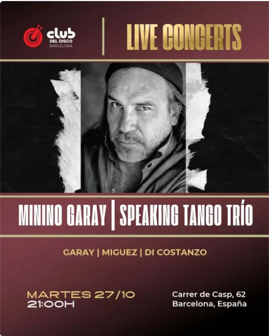 Minino Garay — Speaking Tango Trío