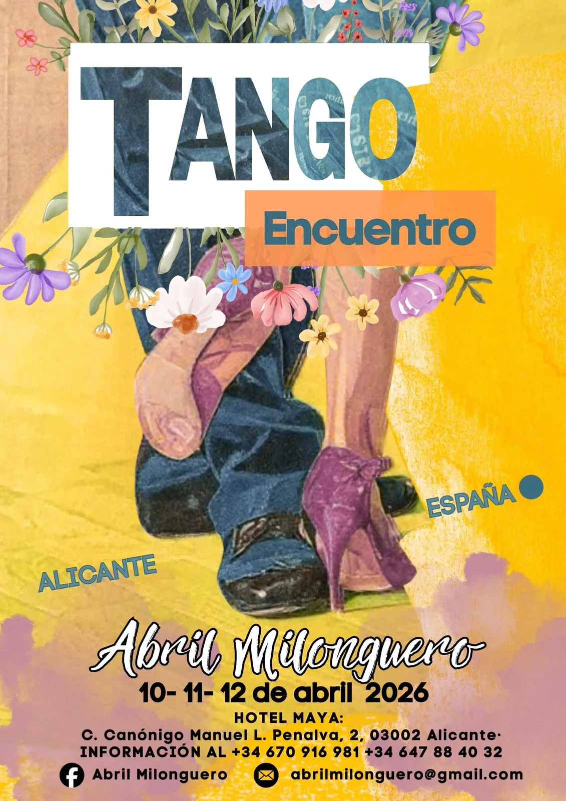 Abril Milonguero - Encuentro de Tango 2026 Alicante - España