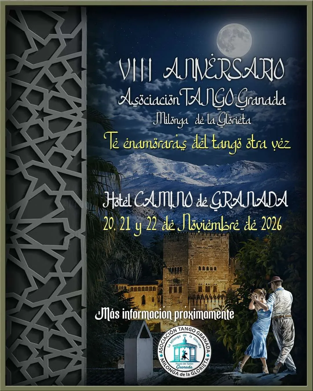 VIII Aniversario Asociación Tango Granada. Milonga de la Glorieta