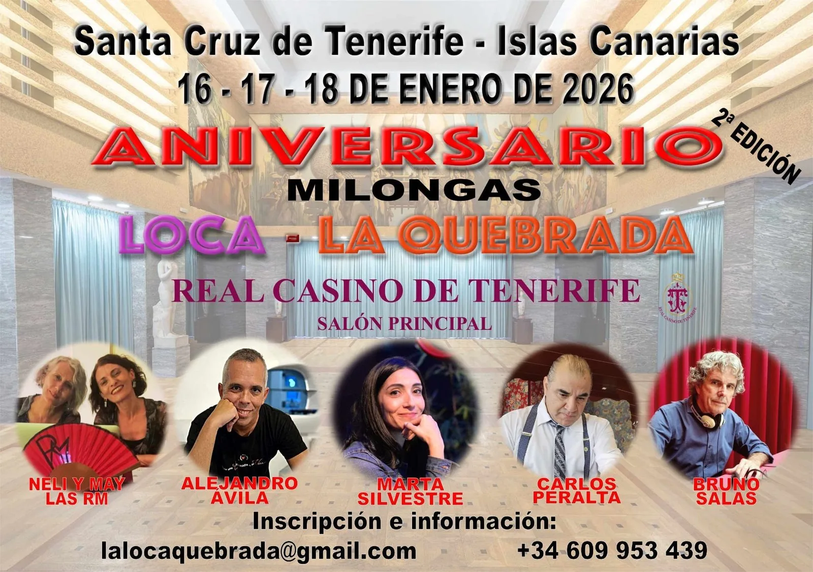 SEGUNDO ANIVERSARIO DE LAS MILONGAS LOCA Y LA QUEBRADA