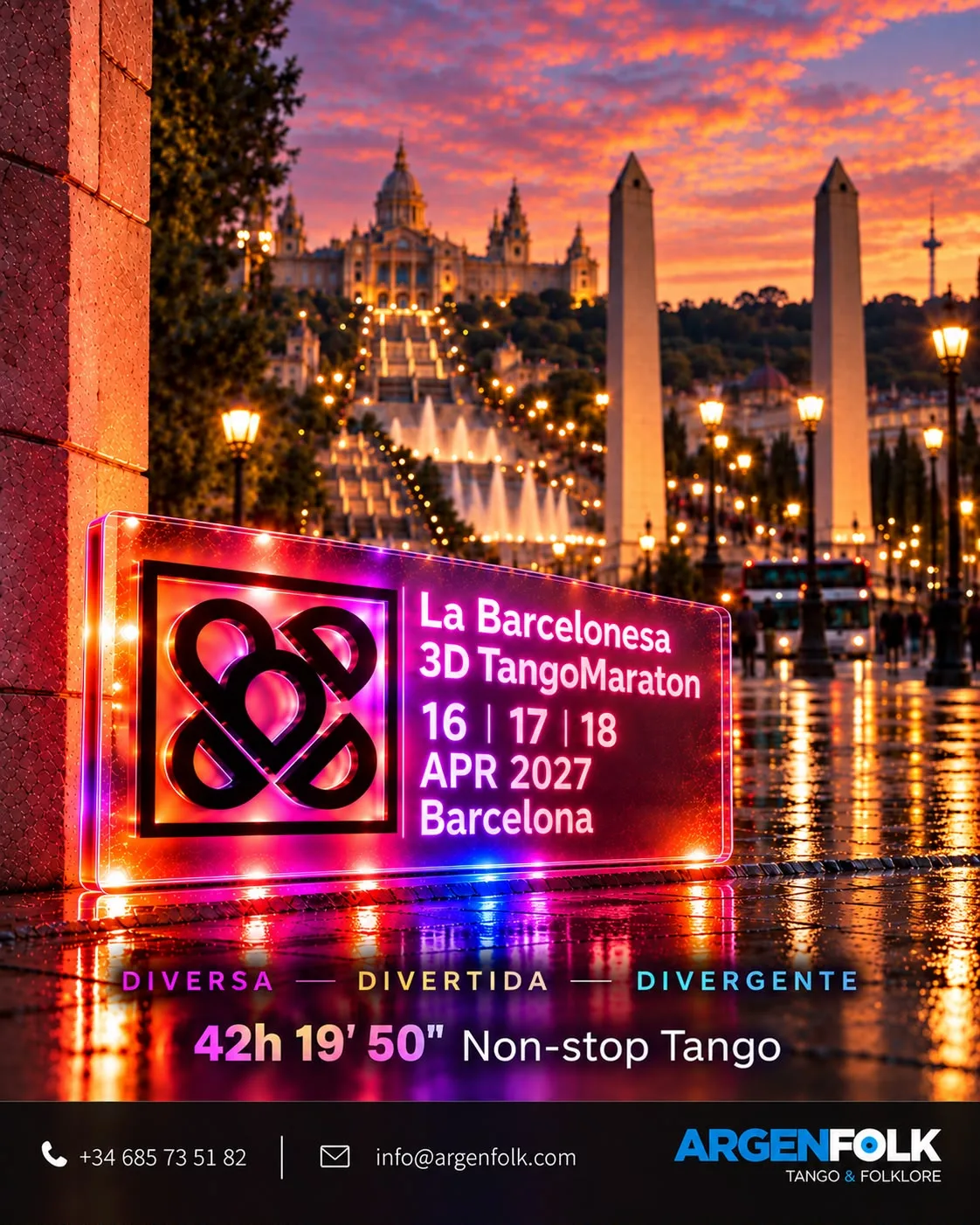 La Barcelonesa 3D TangoMaraton 2027