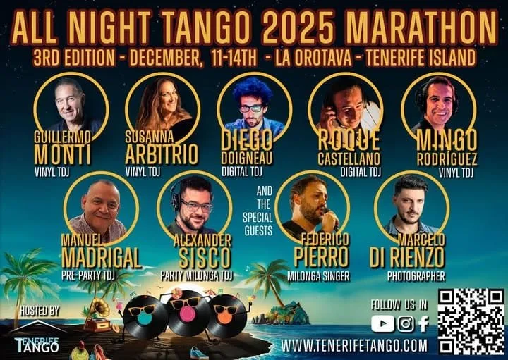 All Night Tango 2025 Marathon Tenerife