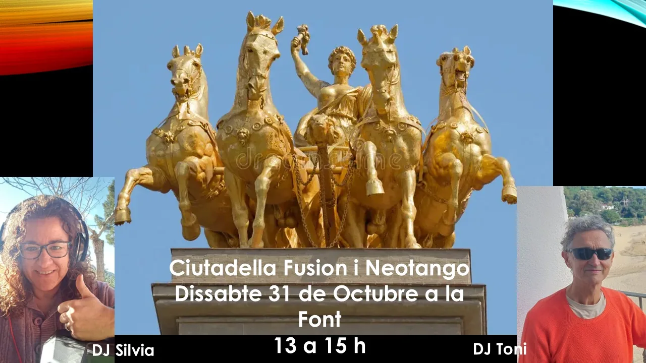 Flyer de Ciutadella Fusión y Neotango