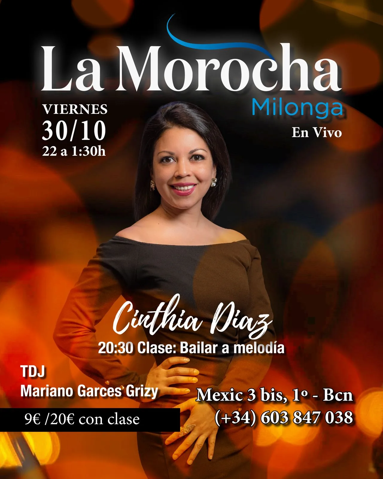 Flyer de La Morocha Milonga