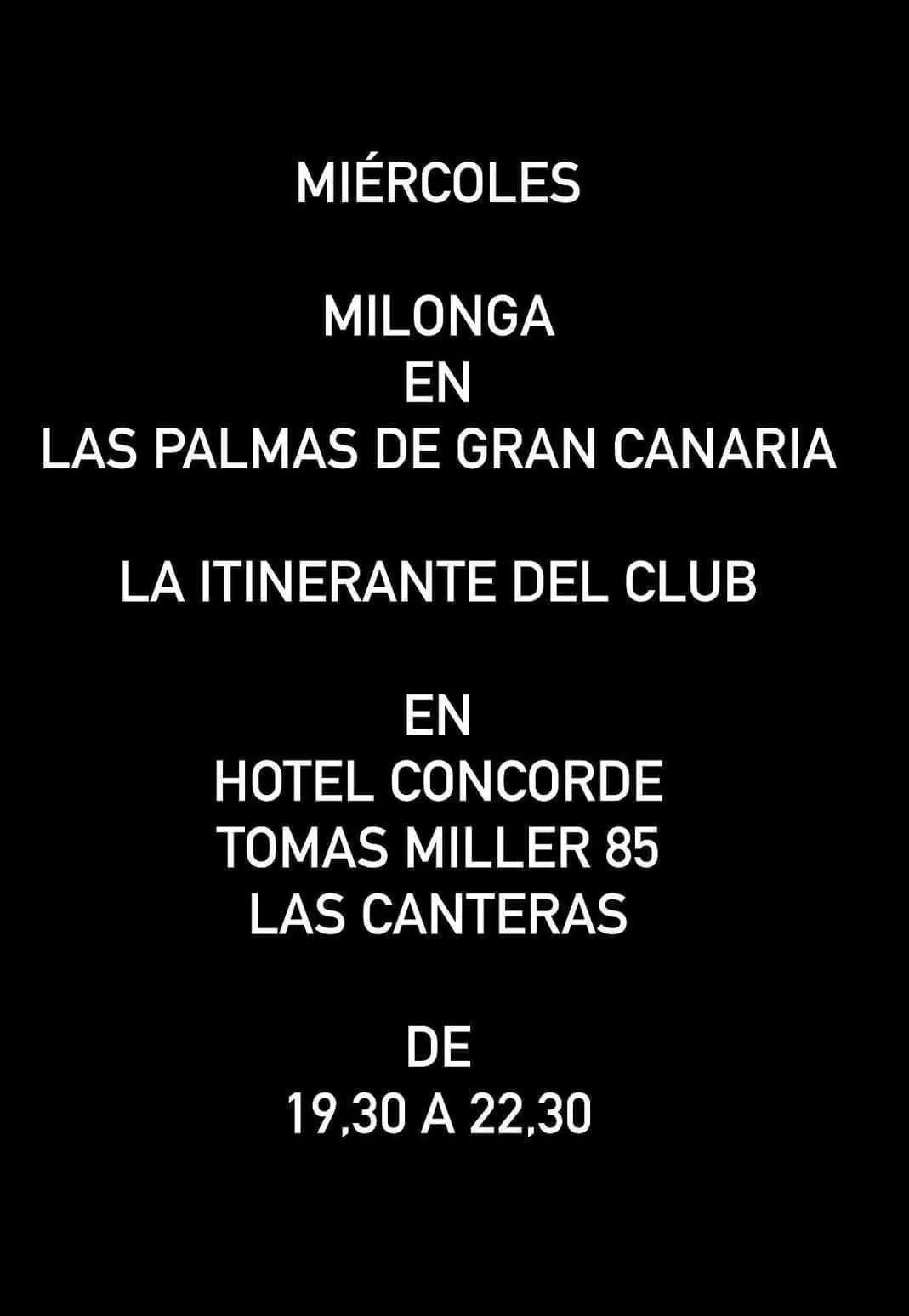 Milonga Itinerante del Club