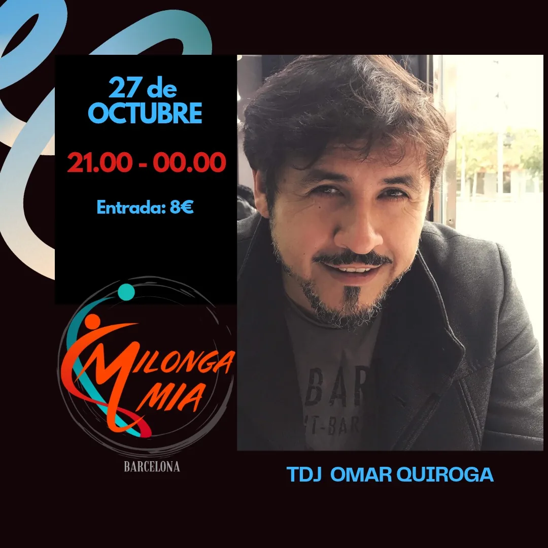 Flyer de Milonga Mía