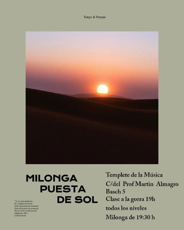 Milonga Puesta de Sol