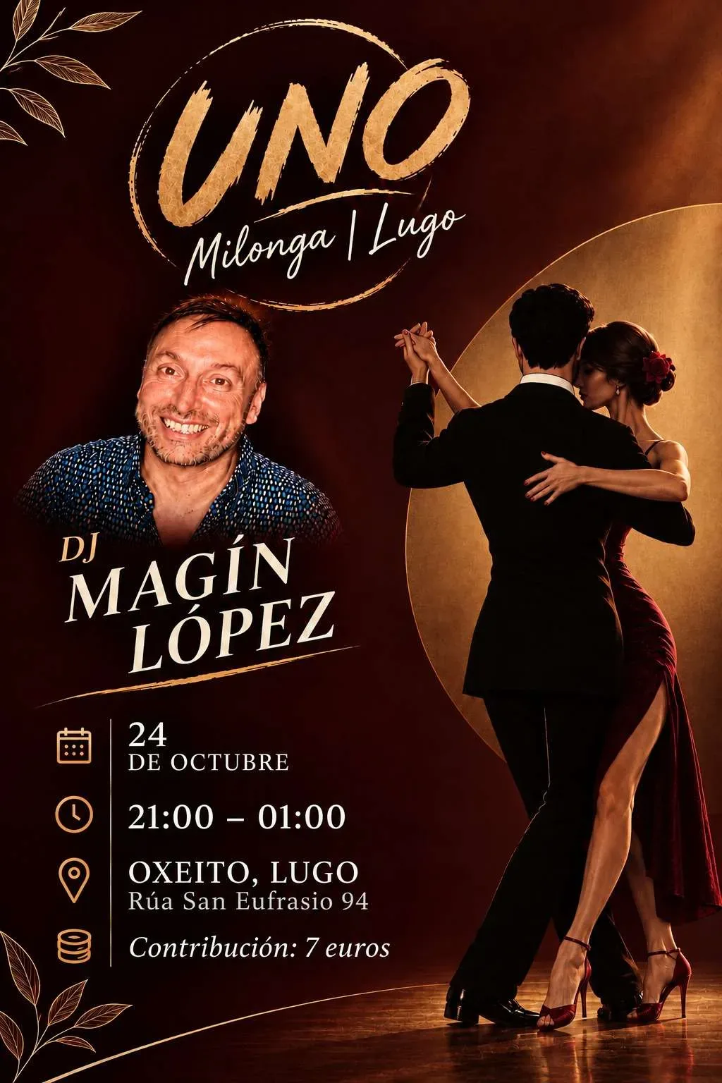 Flyer de UNO Milonga