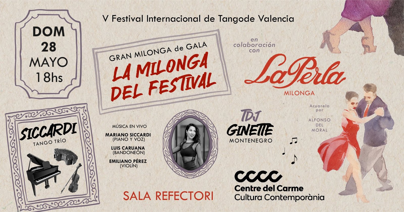 Gran Milonga de Gala. V Festival Internacional de Tango de Valencia