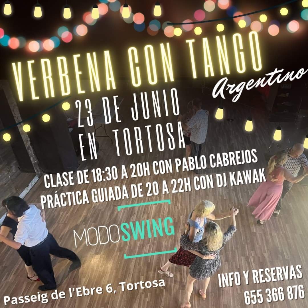 Verbena con tango argentino en Tortosa