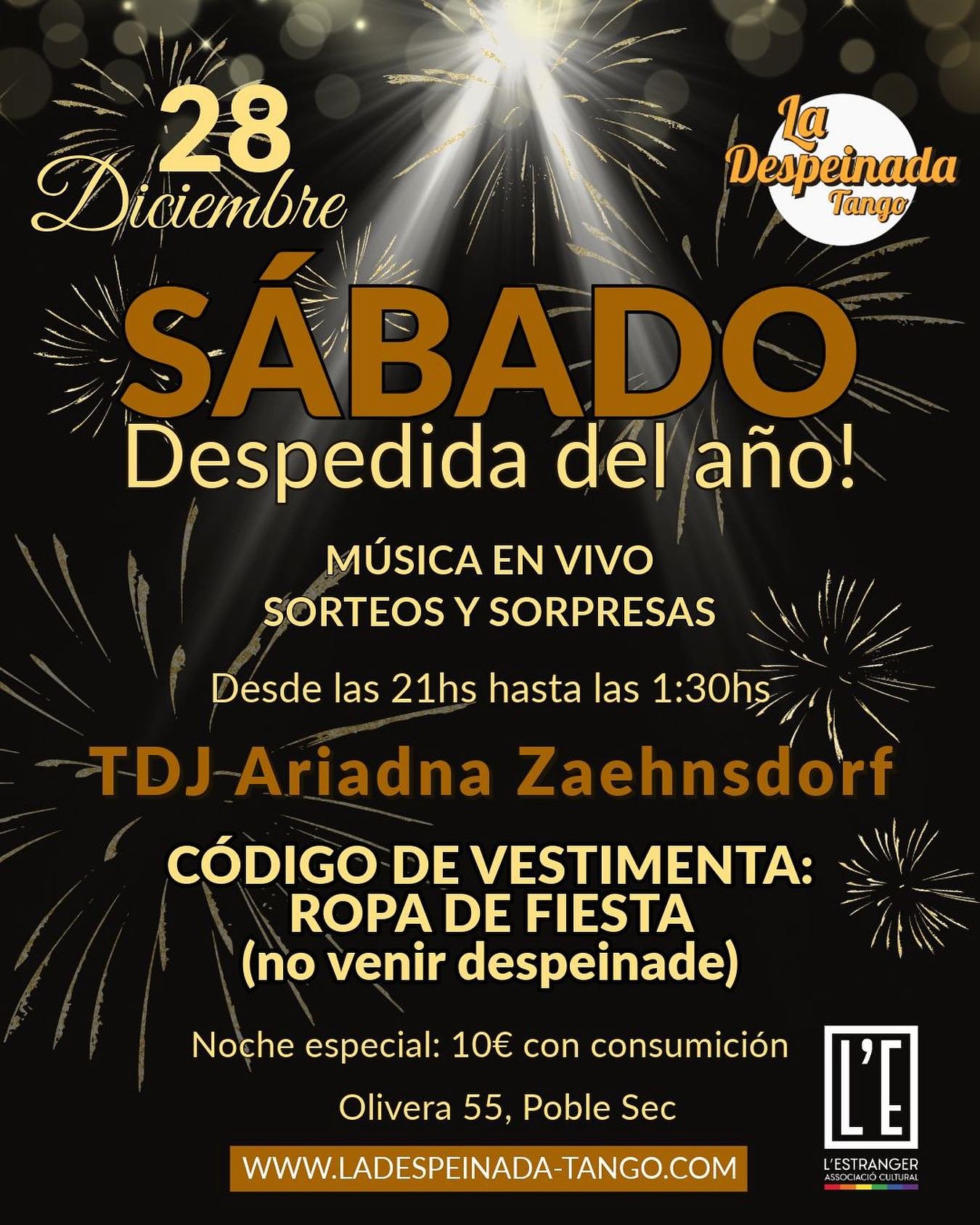 La Despeinada. Despedida del Año