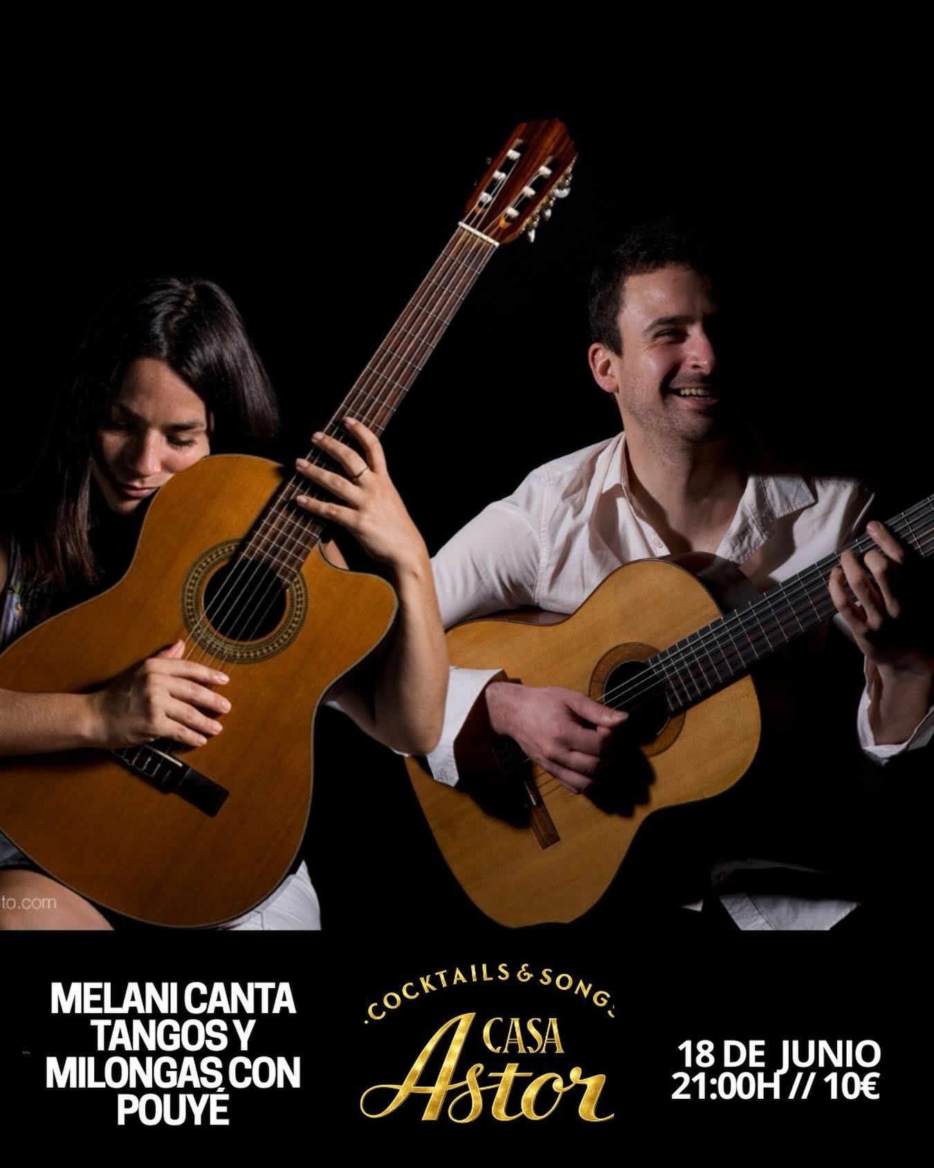 Melaní canta tangos y milongas con Pouyé