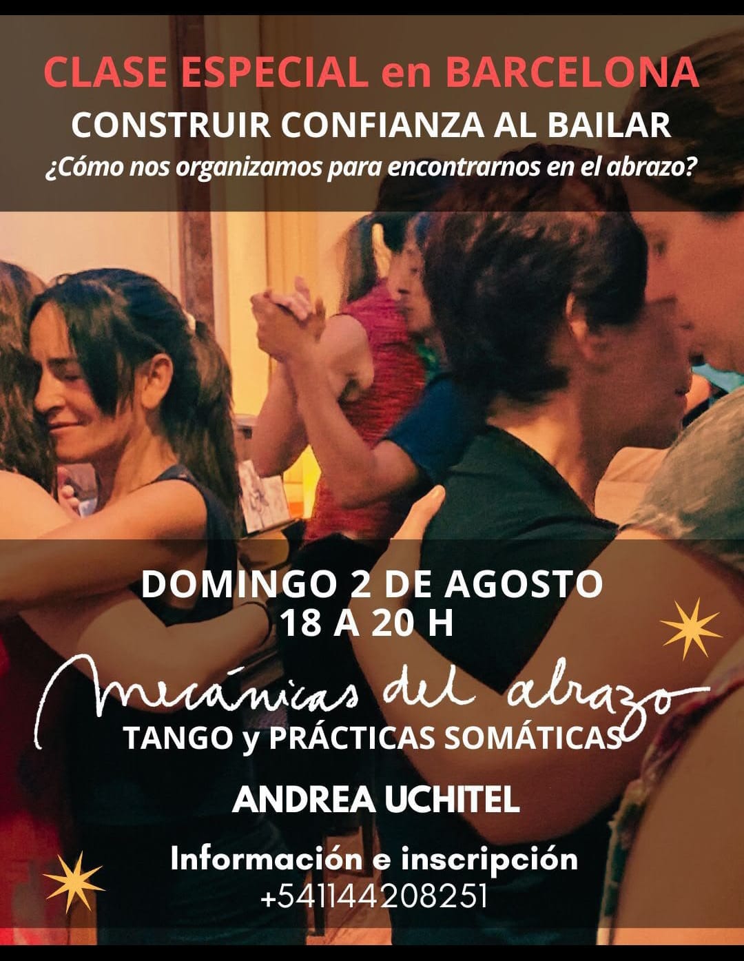 Clase especial Mecánicas del Abrazo en el El Puntazo.